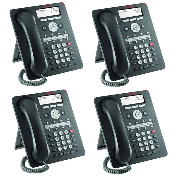 Avaya 1608-I IP Phone 4 Pack - Global Version provides capabilities at your fingertips