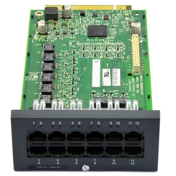 Avaya IP500 TCM 8 Base Card not compatible with IP500 V1 control unit
