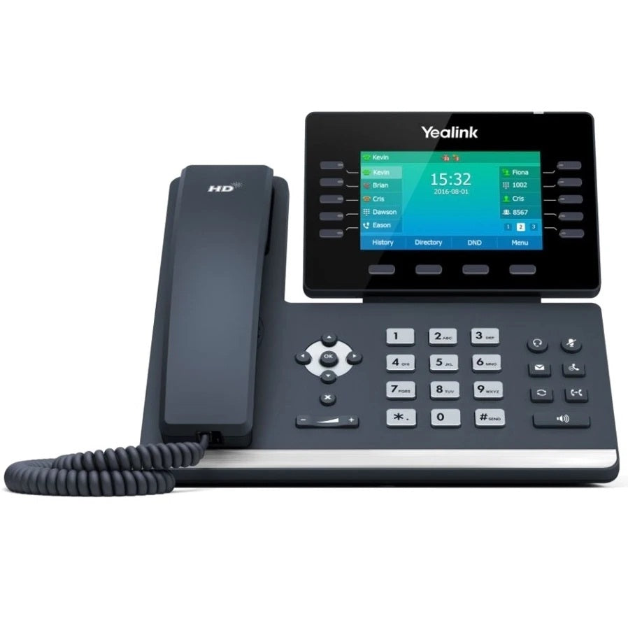 Yealink T54W Gigabit IP Phone has Bluetooth