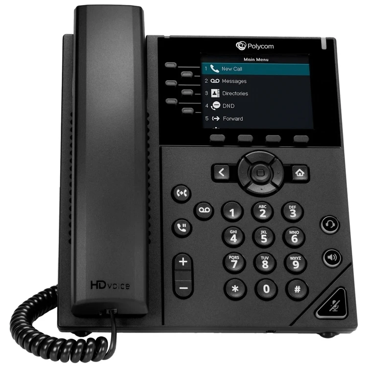 Polycom VVX 350 6-Line Gigabit IP Phone