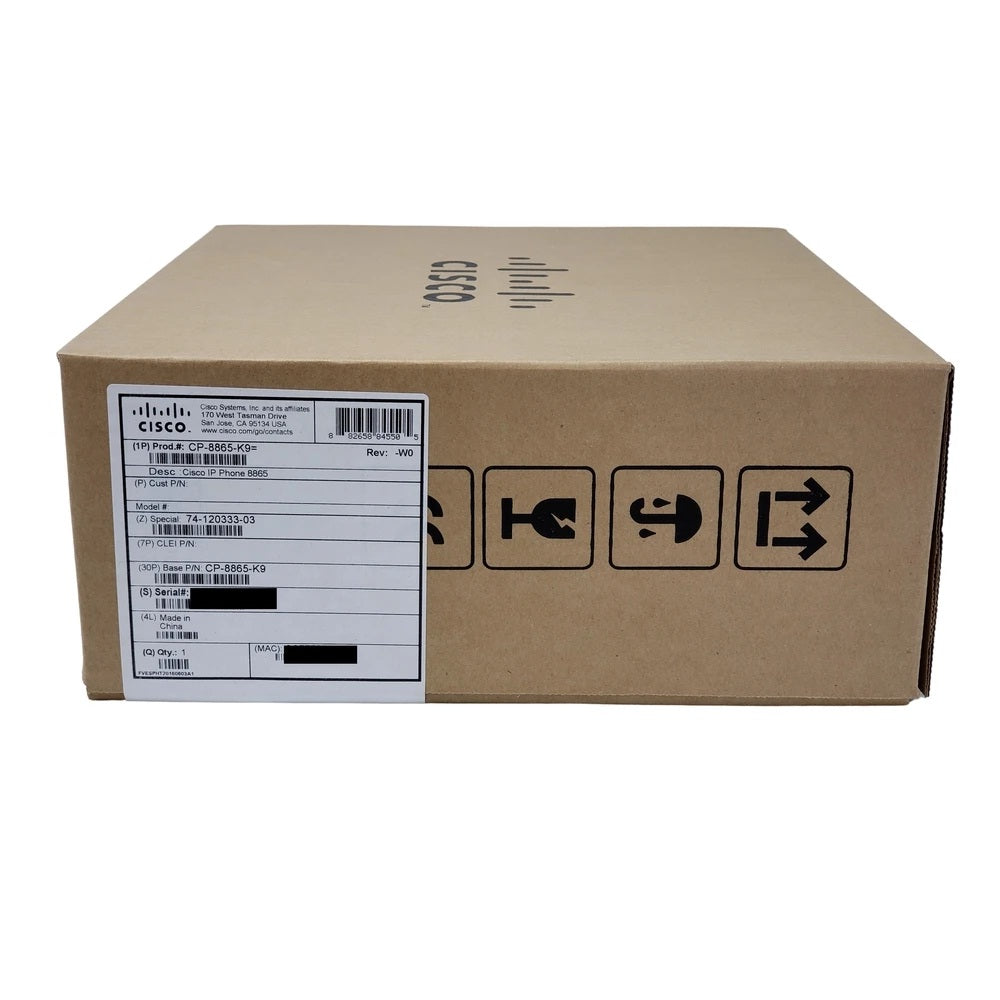 Cisco 8865 Gigabit IP Video Phone