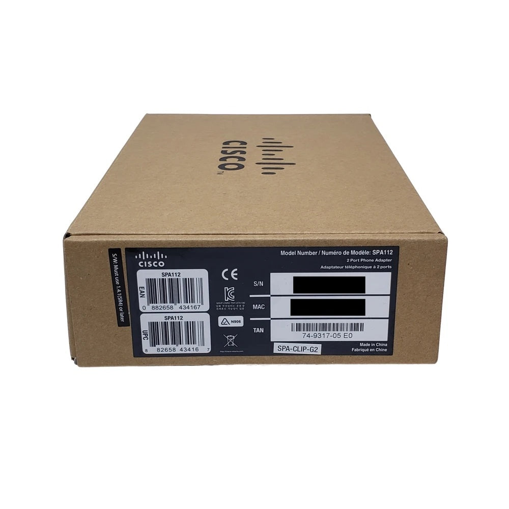 Cisco SPA112 2-Port Analog Telephone Adapter