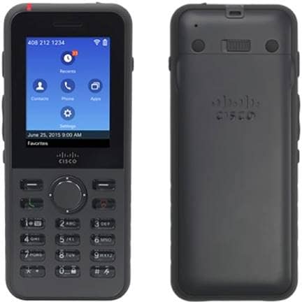 CISCO Wireless IP Phone is sealed for protection against dust, splash and water.