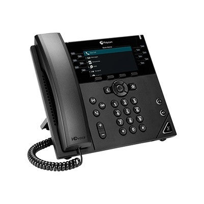 POLYCOM VVX 450 has a 4.3 color display