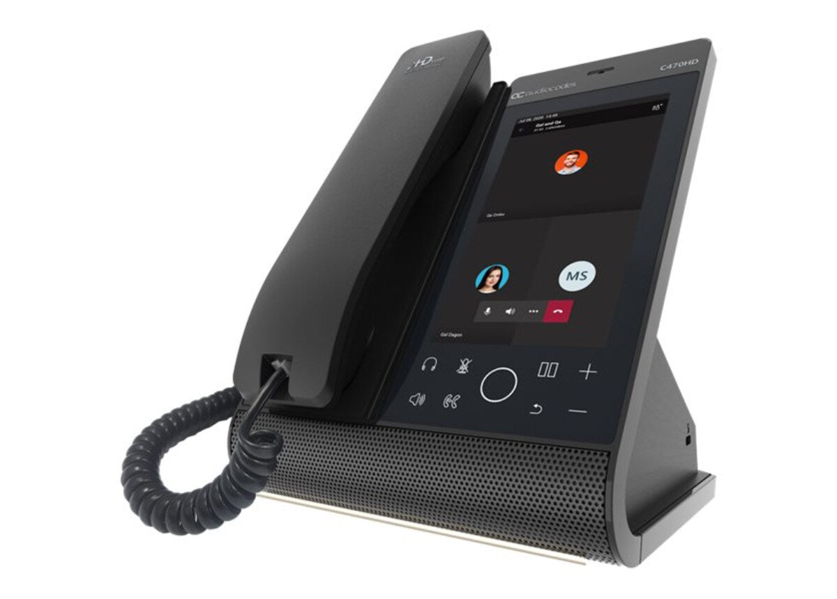 AudioCodes C470HD IP TEAMS Phone - VoIP phone - with Bluetooth interface