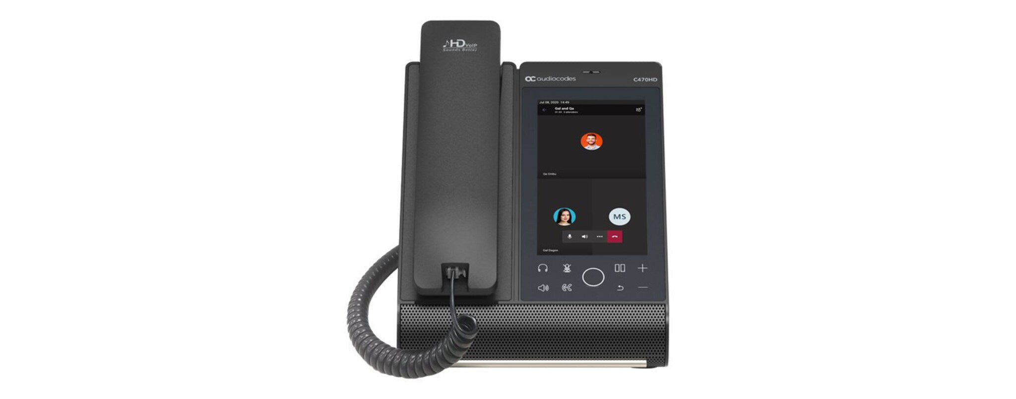 AudioCodes C470HD IP TEAMS Phone - VoIP phone - with Bluetooth interface