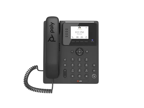 Poly CCX 350 Business Media Phone for Microsoft Teams and PoE-enabled