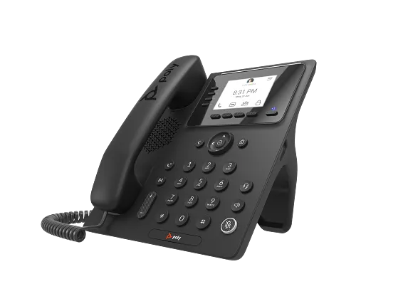 Poly CCX 350 Business Media Phone for Microsoft Teams and PoE-enabled