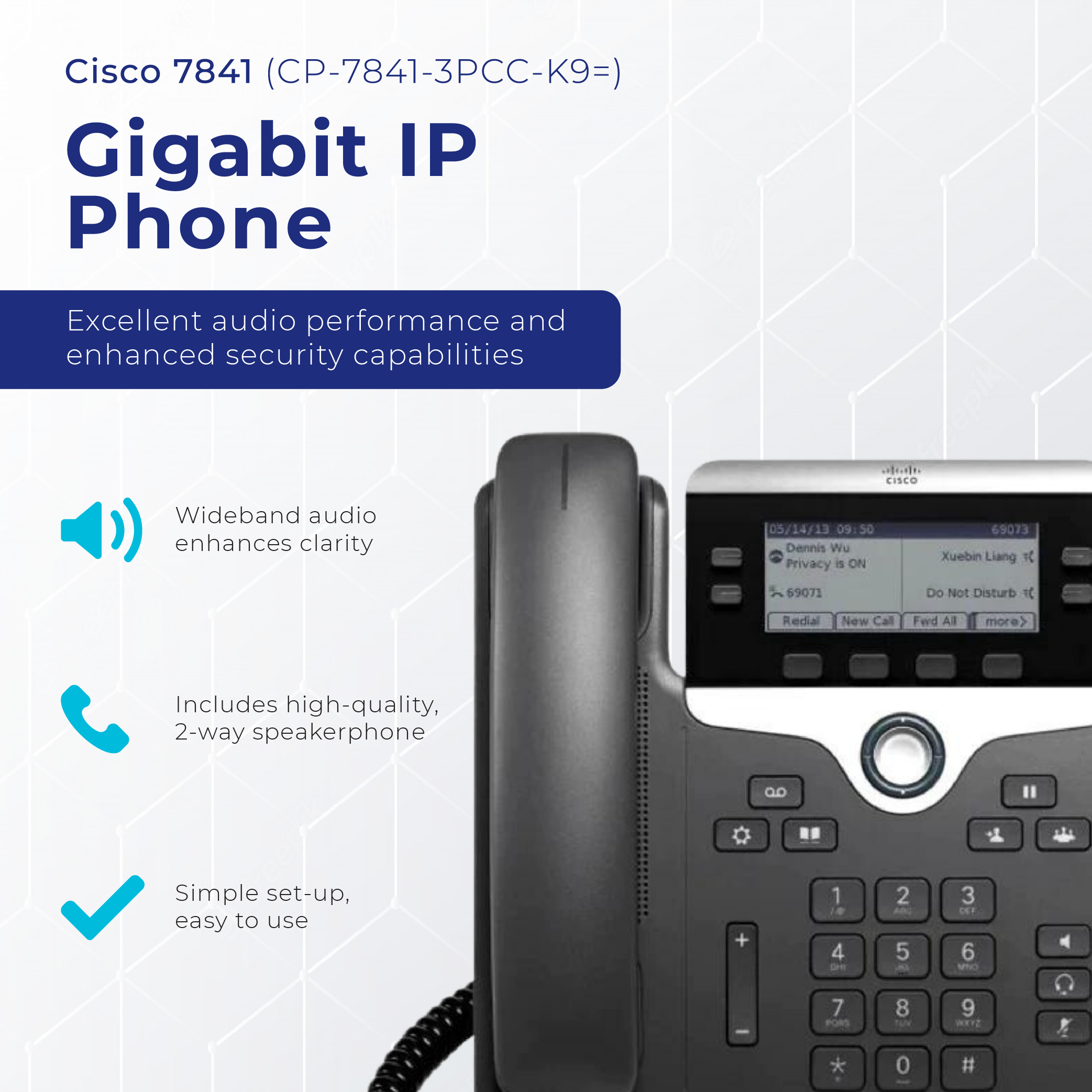 Cisco 7841 Gigabit IP Phone