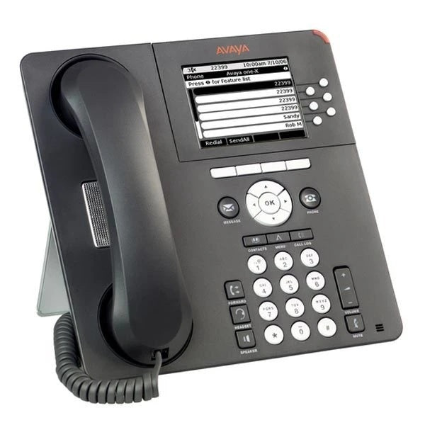 Avaya 9630G Gigabit IP Telephone with 2-way speakerphone, and 24 programmable buttons.