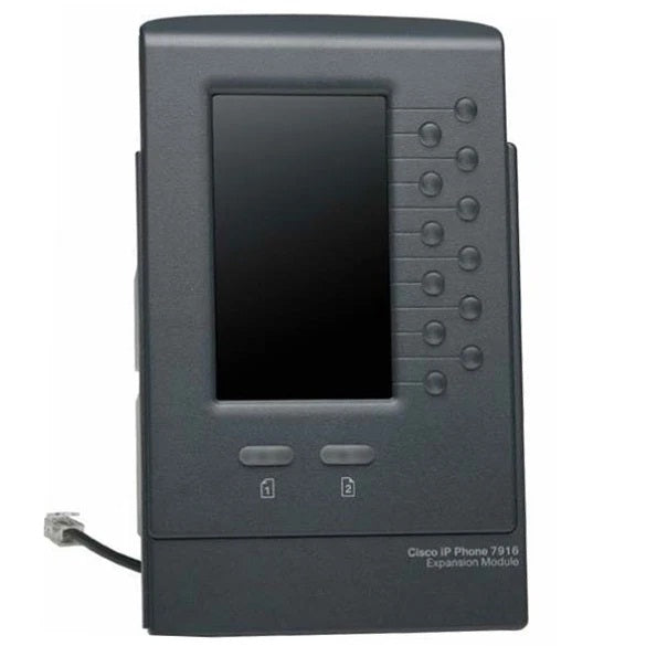 Cisco 7916 IP Phone Expansion Module provides a total of 24 programmable buttons 