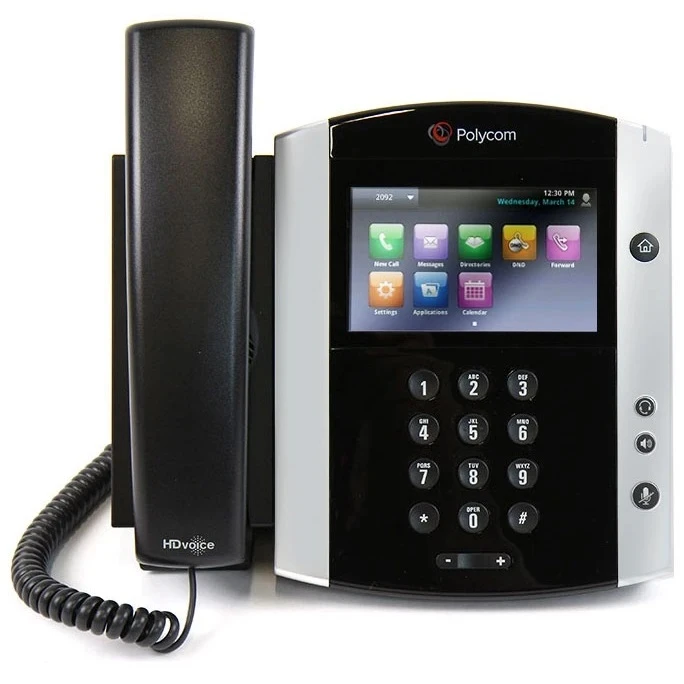 Polycom VVX 600 16-Line Gigabit IP Phone for crystal clear voice communications