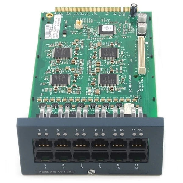 Avaya IP500 Analog Phone 8 Base Card with 12 ports for analog extensions and Trunk Ports