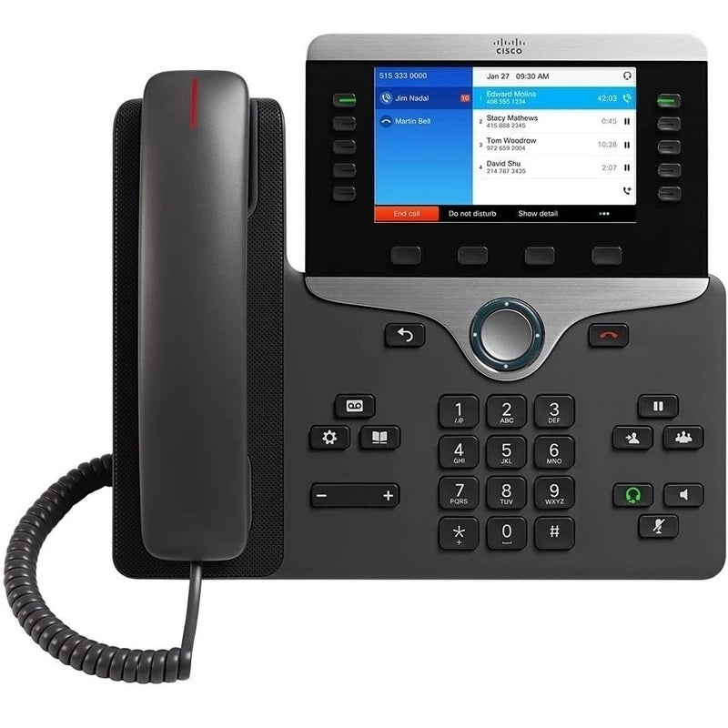 Cisco 8861 Gigabit IP Phone delivers high-fidelity, reliable, secure, and scalable voice communication for small to large enterprise businesses. 
