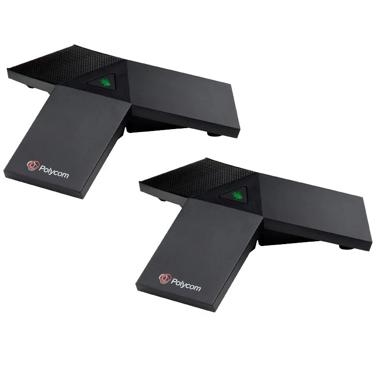 Polycom RealPresence Trio Expansion Microphones used for greater microphone coverage
