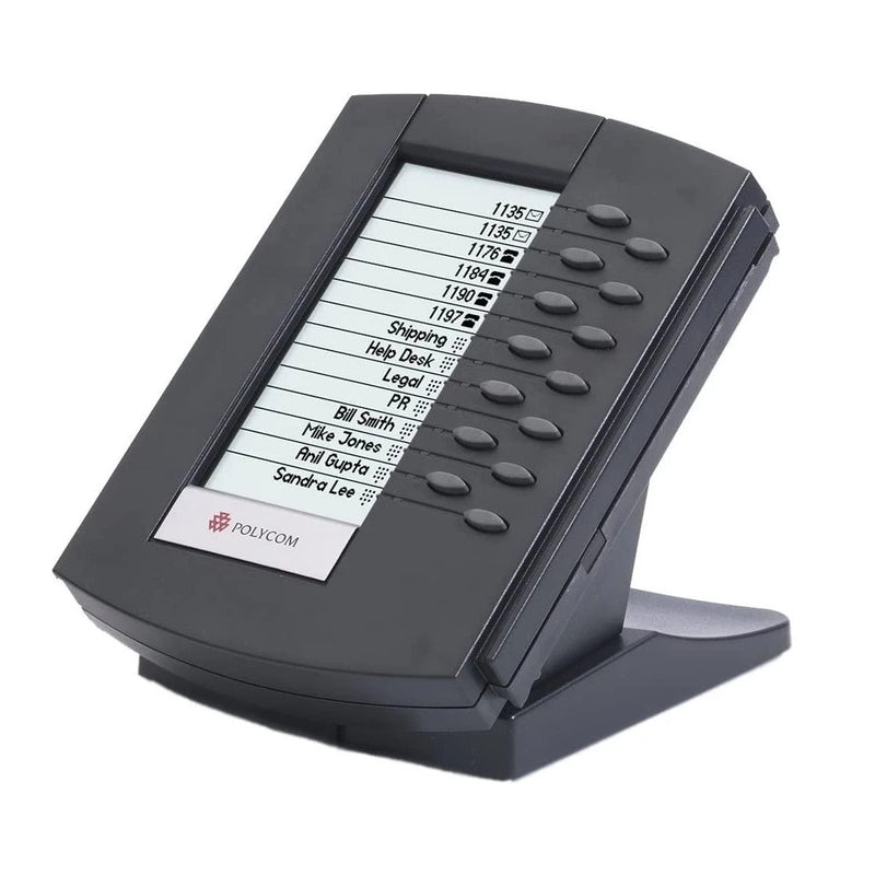 Polycom SoundPoint IP 650 Backlit Expansion Module is ideal for receptionists or users who handle heavy call volumes.