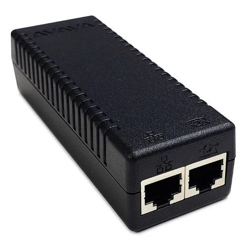 IP phone power injector that provides electrical power through data port