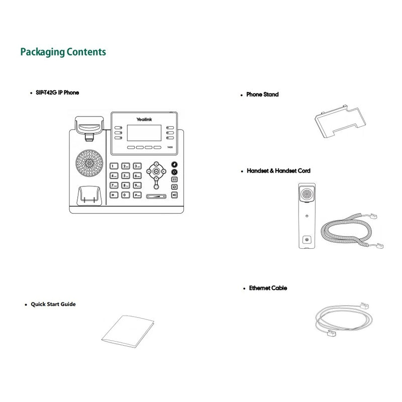 Yealink T42G Gigabit IP Phone