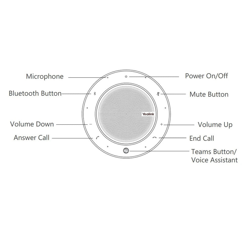 Yealink CP900 Portable Bluetooth Wireless Speaker