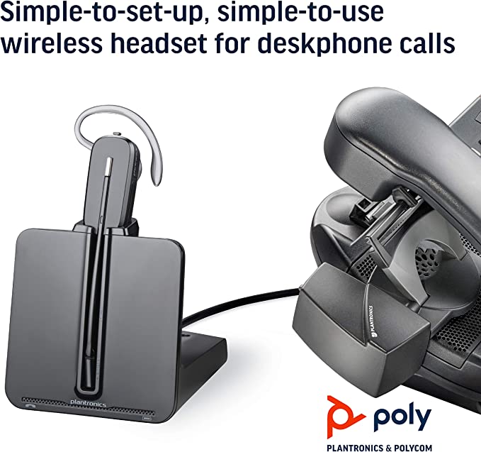 Plantronics 84693-01 CS540 Convertible Wireless Headset is simple to use.